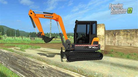 fs17 mini excavator with grapple|Doosan Mini Excavator v2.4.7 FS17 .